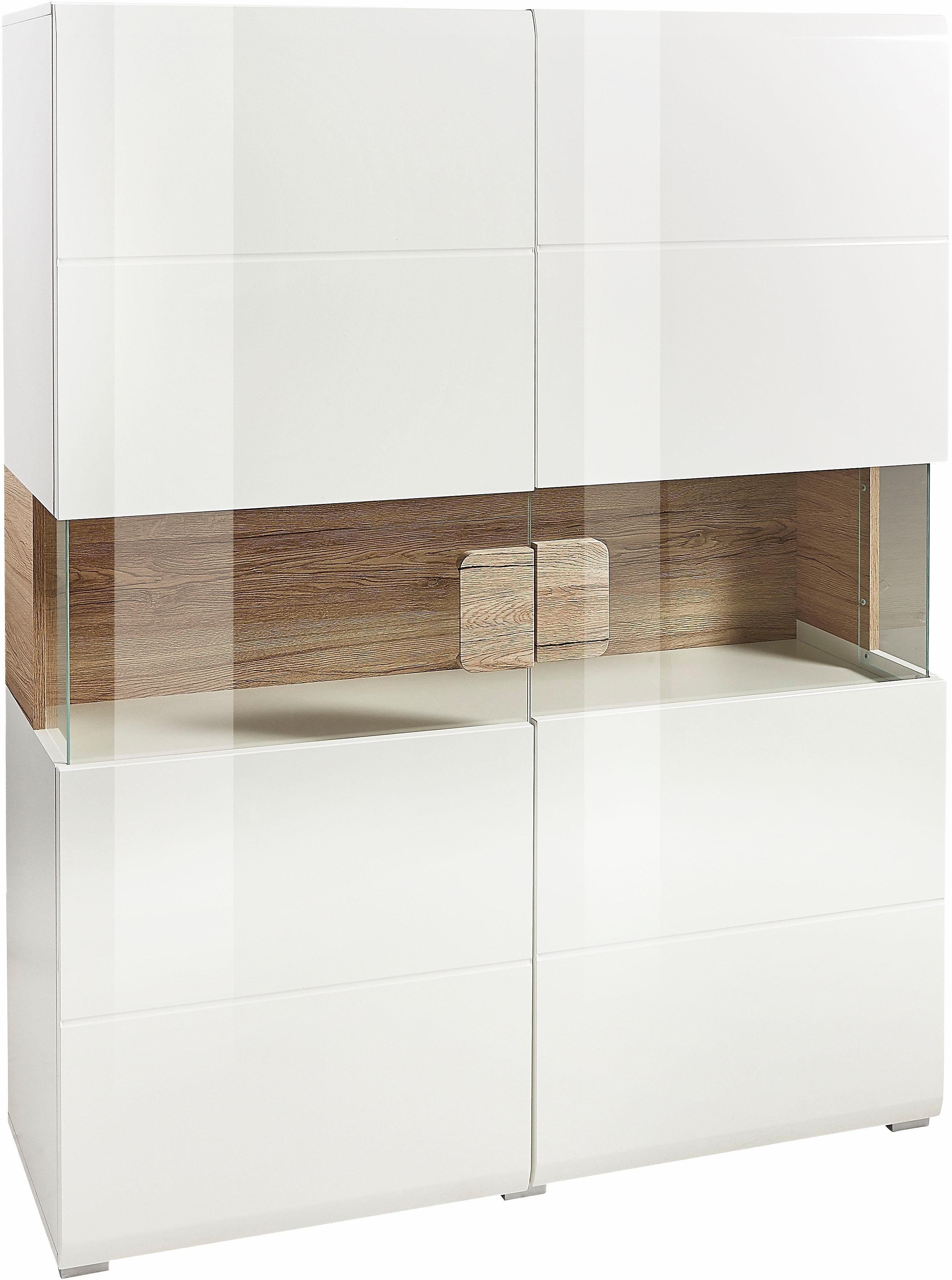 INOSIGN Highboard Toledo,Breite 121,5 cm, trendige Hochkommode mit 2 Türen, günstig online kaufen