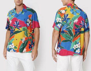 Ralph Lauren Langarmhemd POLO RALPH LAUREN Clady Seersucker Camp Shirt Classic Fit Check Hawai