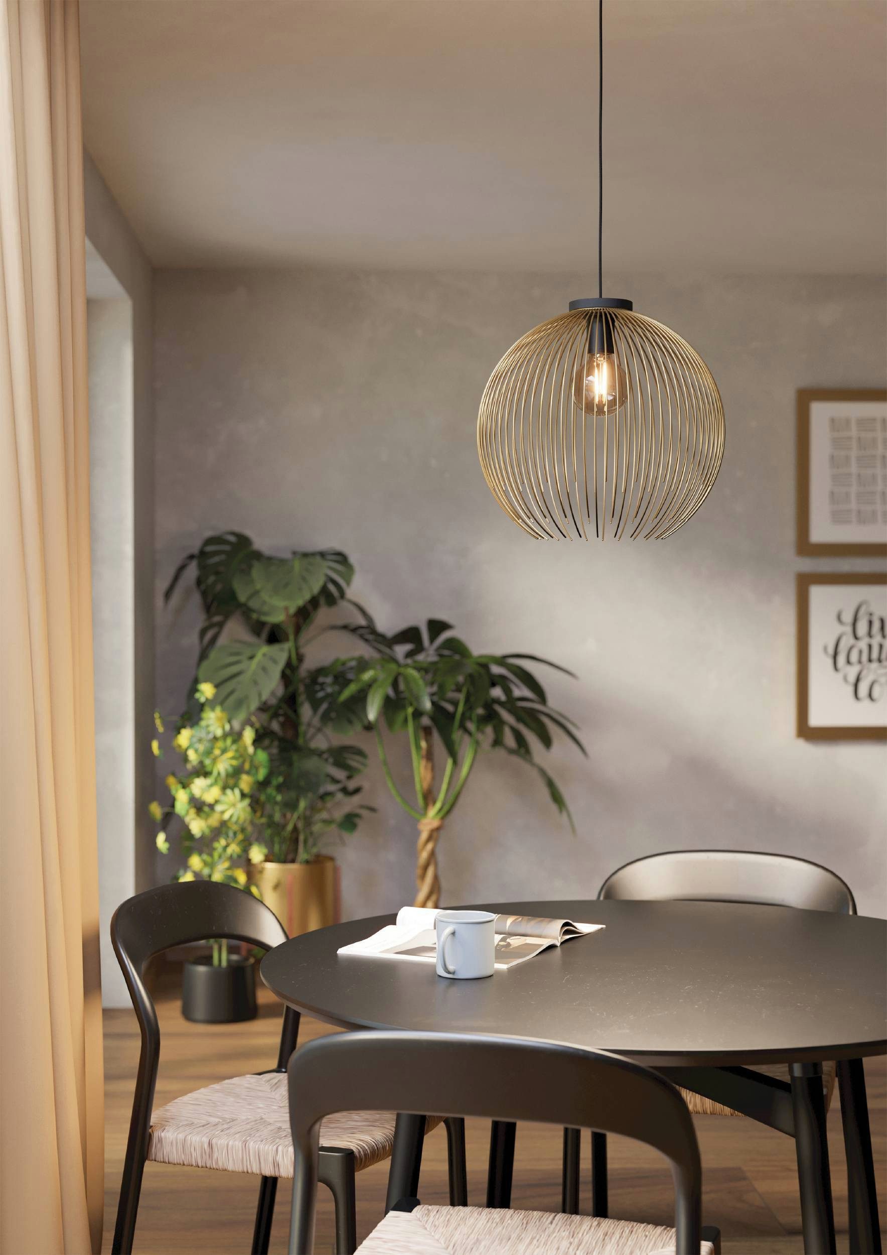 EGLO Hängeleuchte Venezuela Hängelampe, Pendelleuchte, Esszimmerlampe, Meta günstig online kaufen