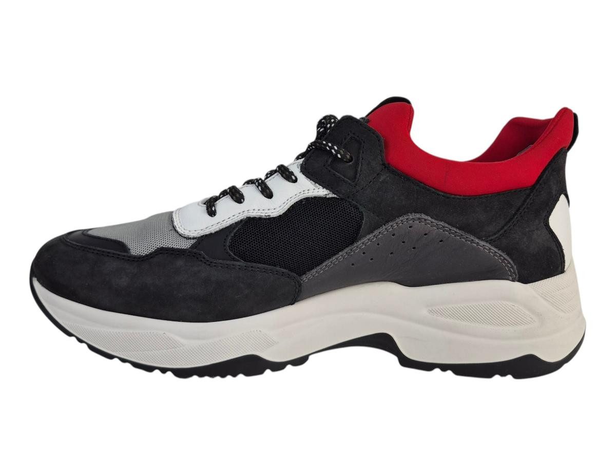 Nero Giardini Nabuk Nero Perla Sneaker