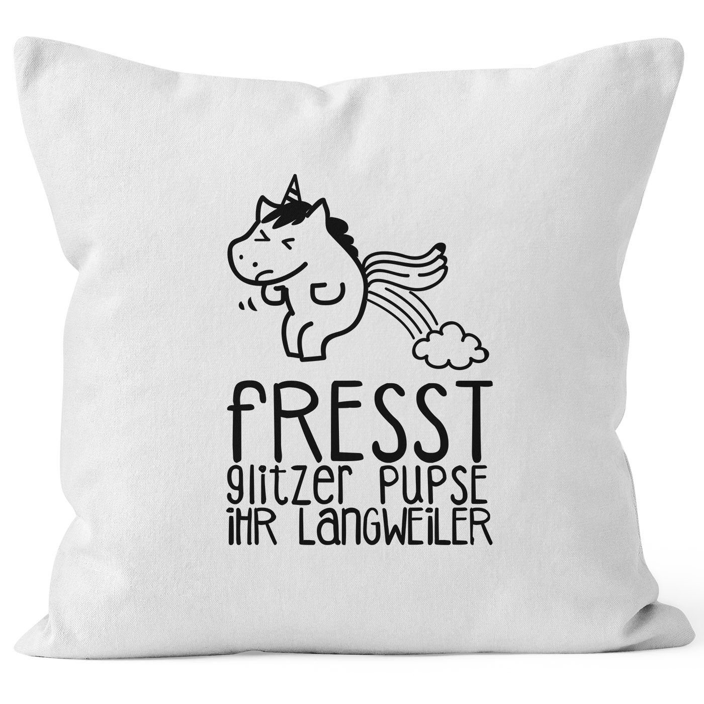 Dackel-Glitzer Zierkissen 40x40 Cm – Mit Spruch „Das Sind Keine Hundehaare“, Waschbar, Personalisierbar
