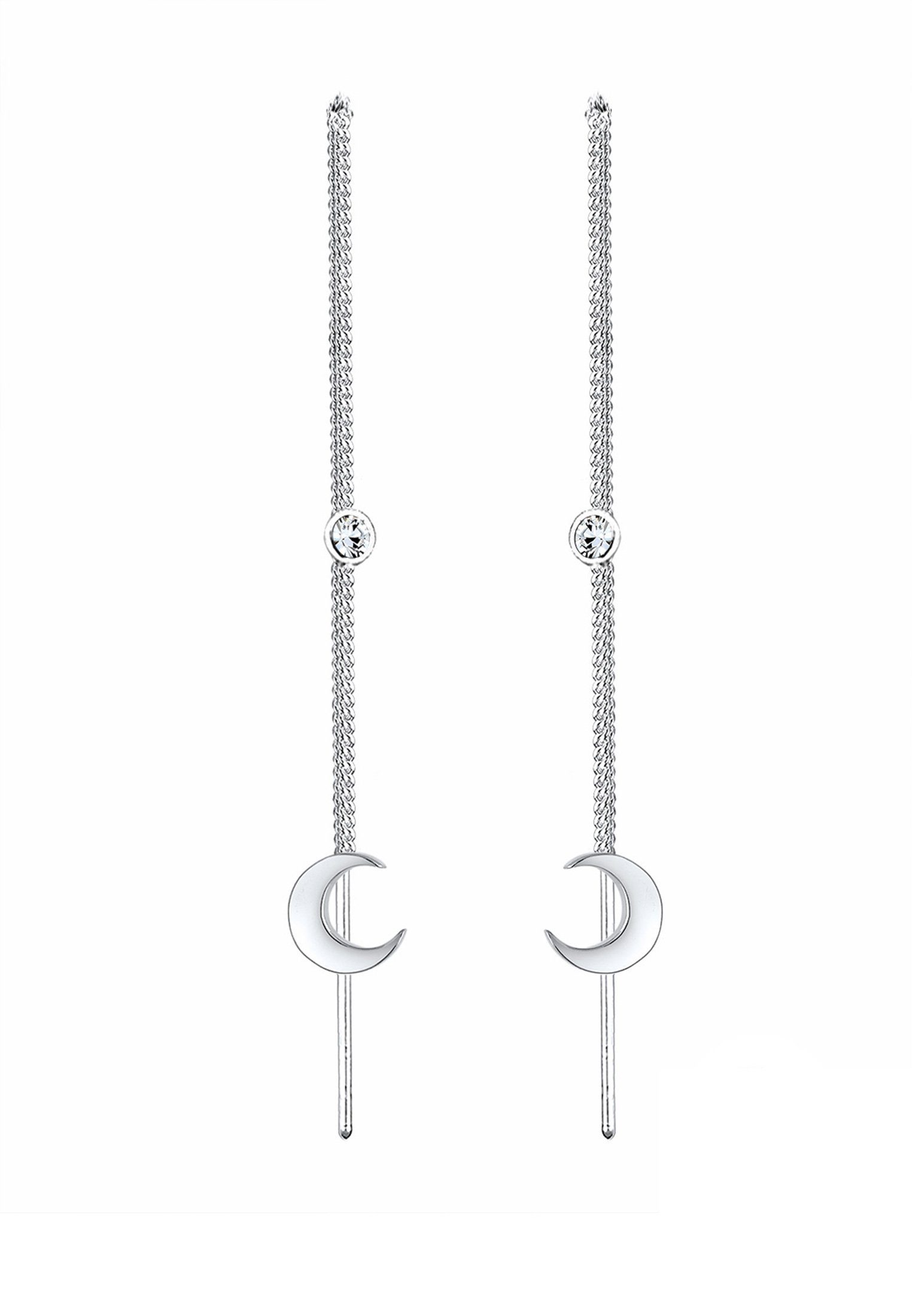 Elli Paar Ohrhänger Halbmond Sichel 925 Silber, mit Kristallen von Swarovsk günstig online kaufen