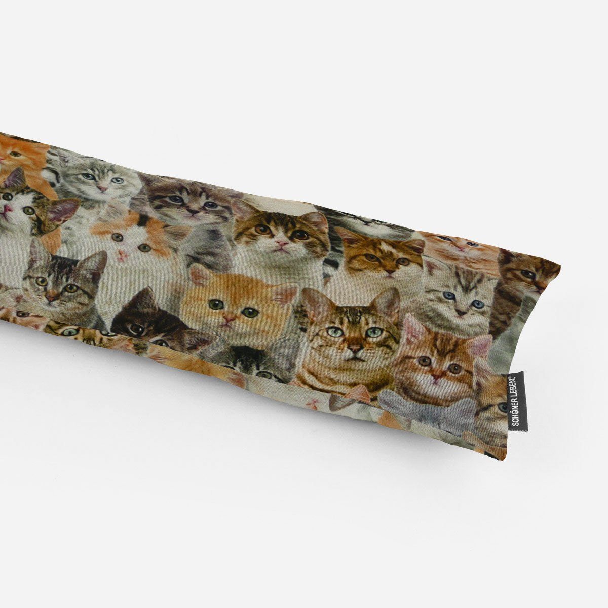 SCHÖNER LEBEN. Zugluftstopper SCHÖNER LEBEN. Zugluftstopper Fenster mit süßem Katzenmotiv, handmade