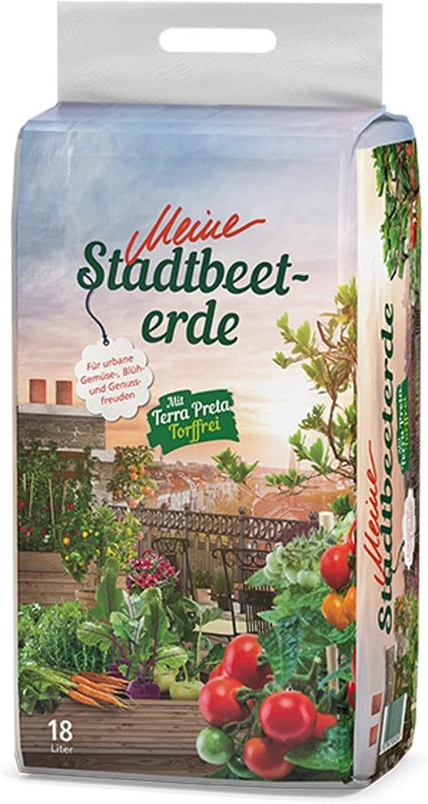 Pro Natur Blumenerde Meine Stadtbeeterde 18 L Blumenerde mit Terra Preta