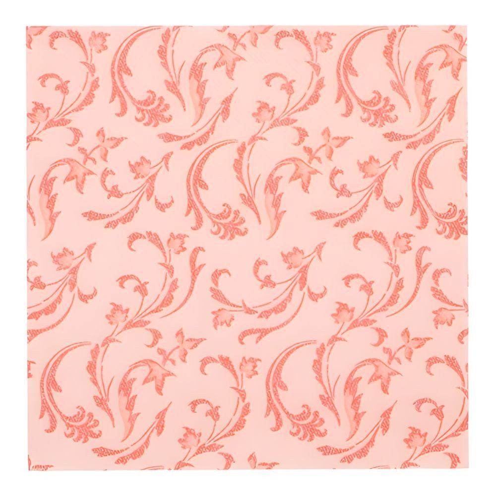 PAPSTAR Papierserviette 50 x ROYAL Collection 1/4-Falz 40 cm x 40 cm nektarine Damascato