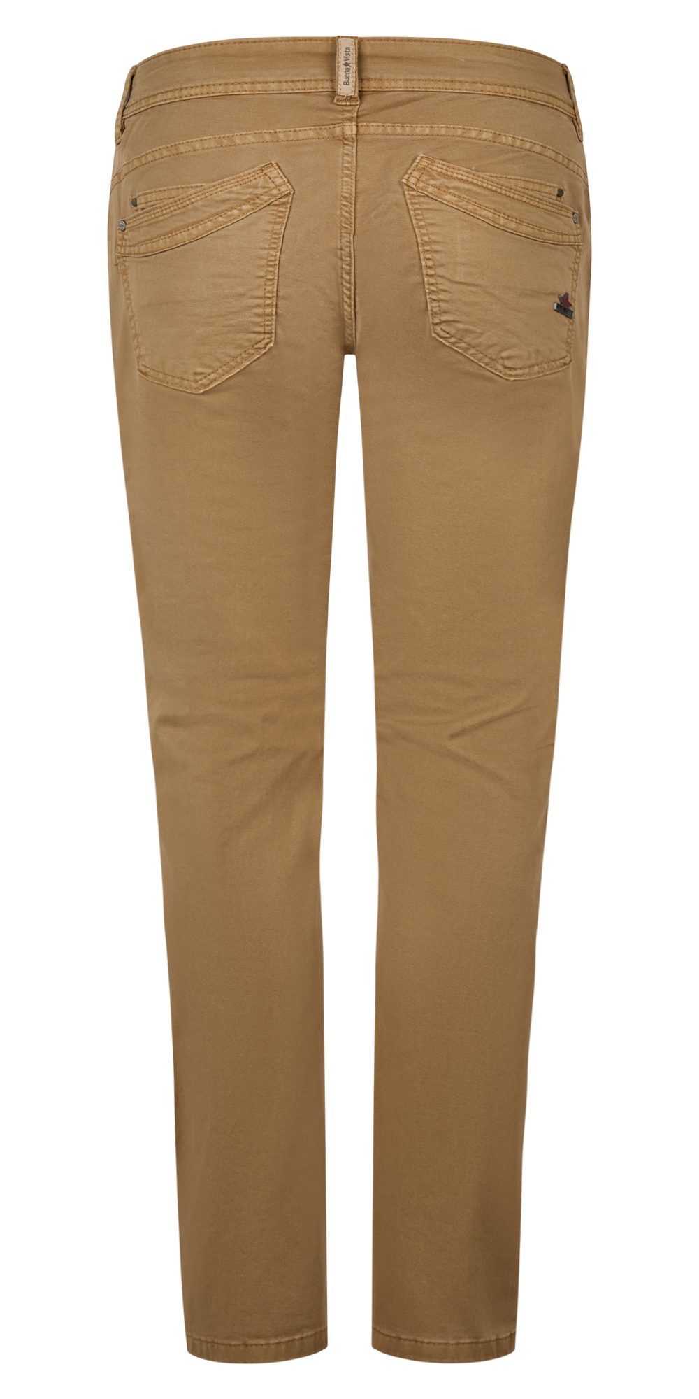 Buena Vista Stoffhose Malibu cropped summer twill - Sommerhose Damen - Slim Fit Hose - braun