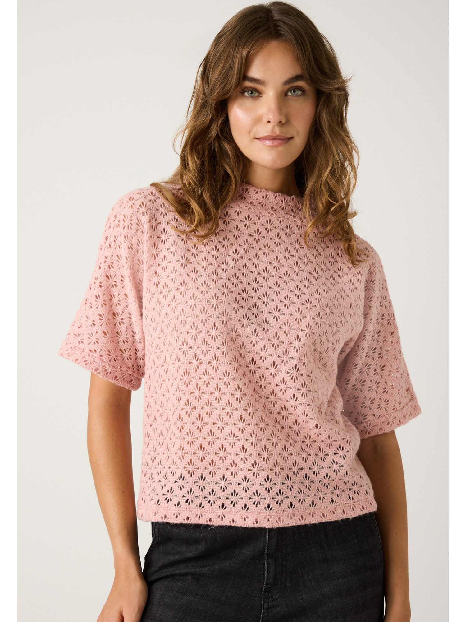 MORE&MORE Kurzarmshirt Kurzarmshirt Ajour günstig online kaufen