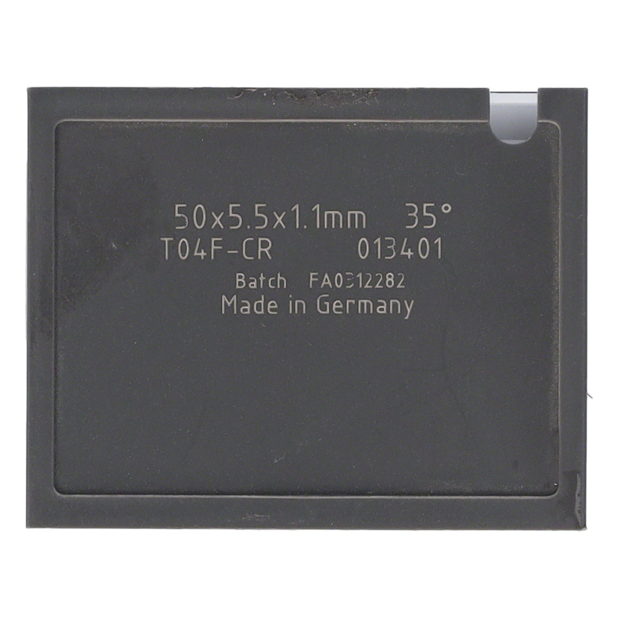 Tigra Wendeplattenfräser Mini-Wendeplatte 38 Brust - und T04F St. 25x5,5x1,1mm Quernut 10