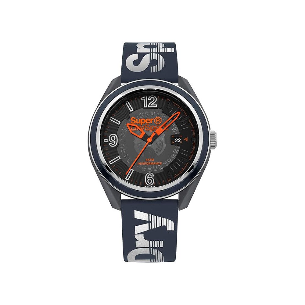 Superdry Quarzuhr Superdry Performance Grey Blue, günstig online kaufen