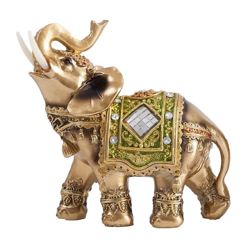 (Large) Glück Dekohänger Runxizhou Reichtum Skulptur 1pc Elefant, (1 Statue St) Ornamente