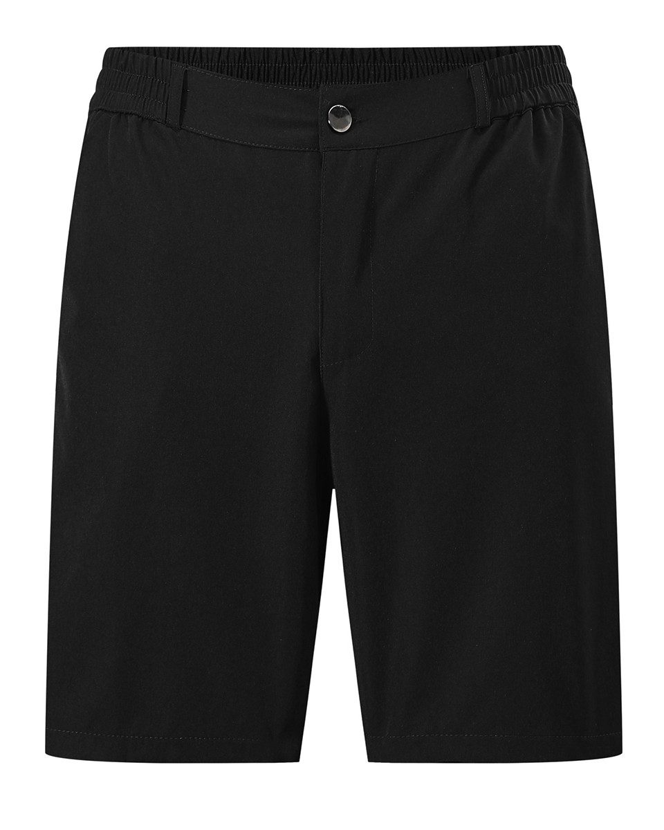 Allthemen Chinoshorts Herren Business-Shorts in Unifarben mit seitlichem Gummizug