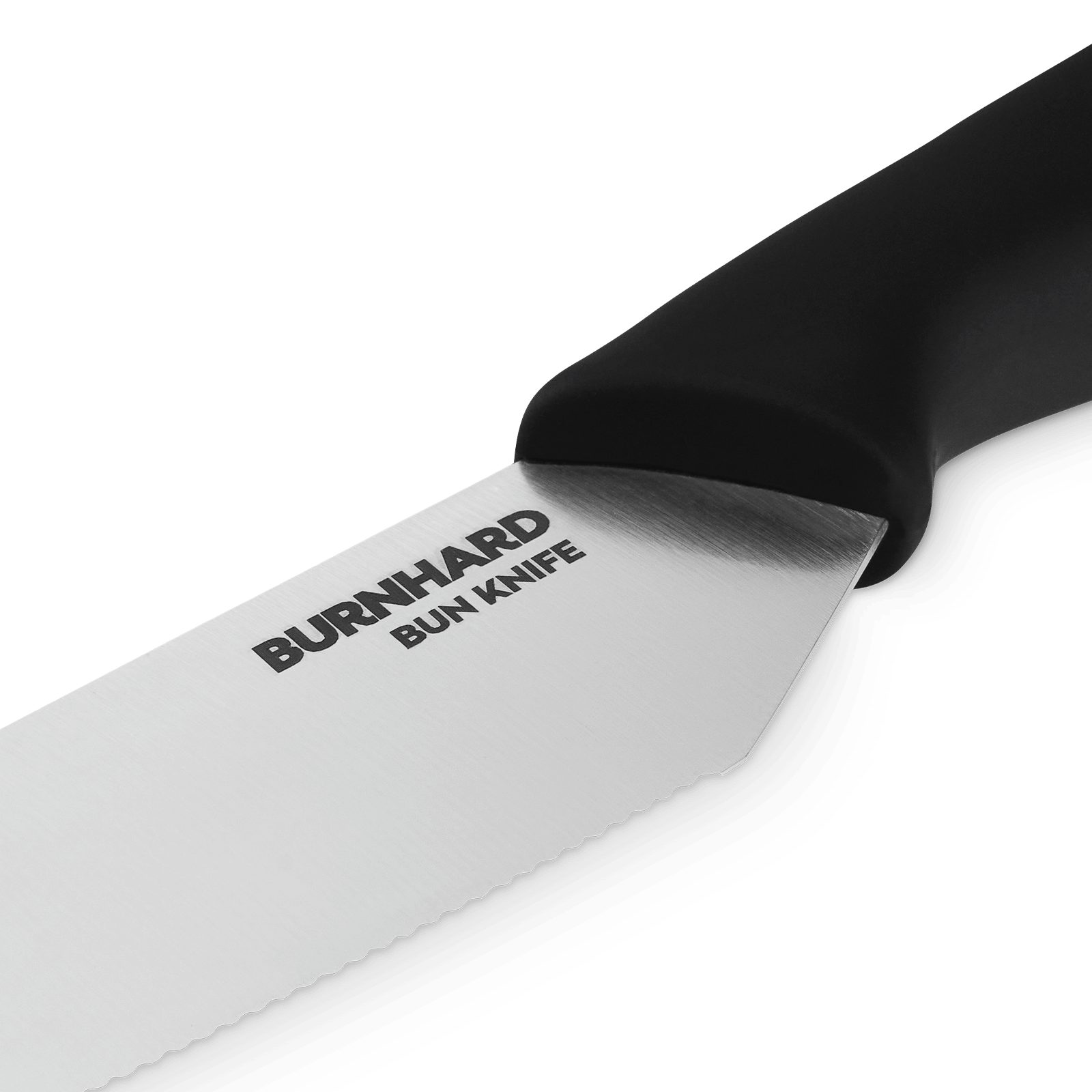 BURNHARD® Brötchenmesser Burger Bun Messer 20,5cm