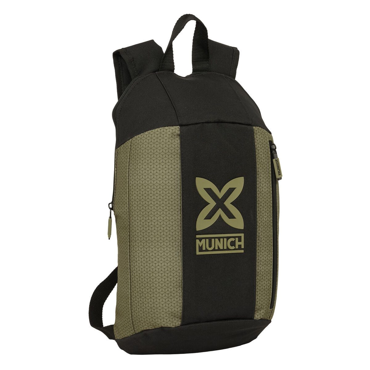 Munich Rucksack 22 x 39 x 10 cm Kinder Rucksack Munich West Schwarz grün 22x39x10 cm