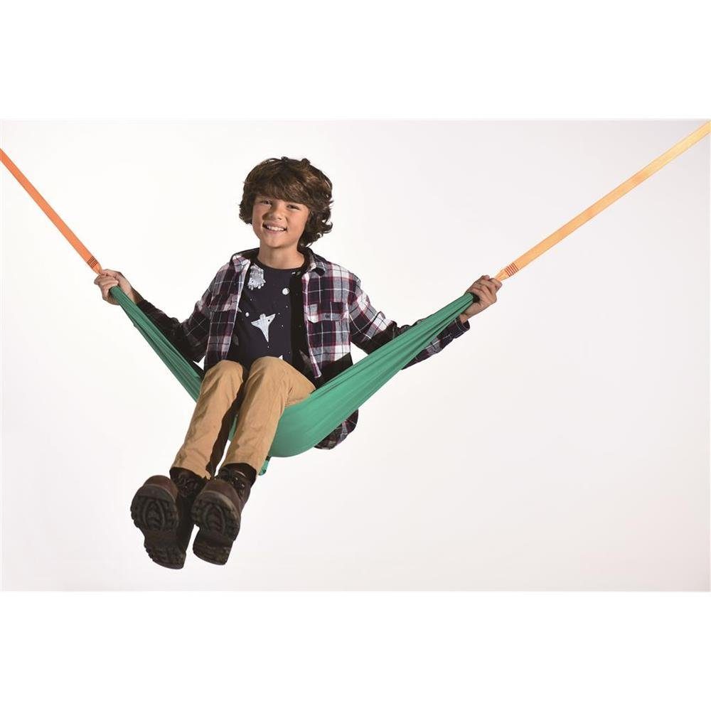 Hape Hängematte Taschen-Schaukel, Spielzeug für Draußen, Abenteuer Outdoor, Naturfreunde, Entdecker, grün