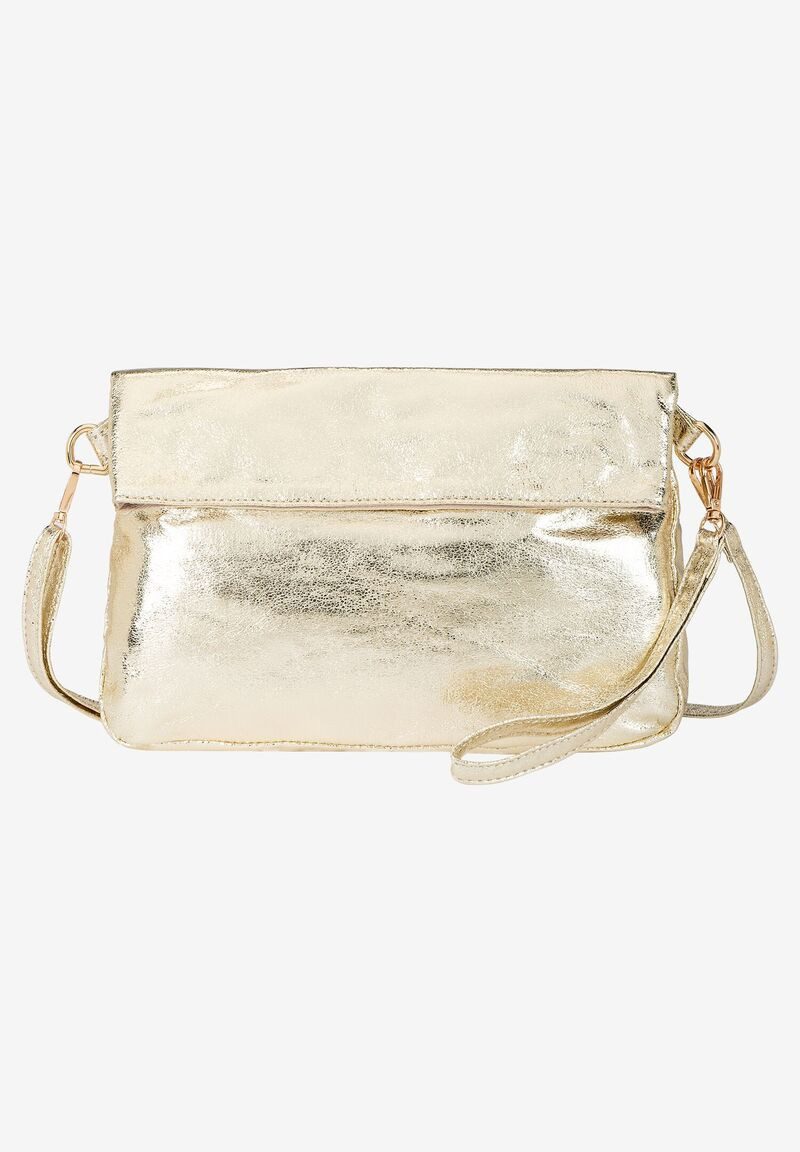 MORE&MORE Handtasche Metallic Tasche goldfarben Party-Kollektion