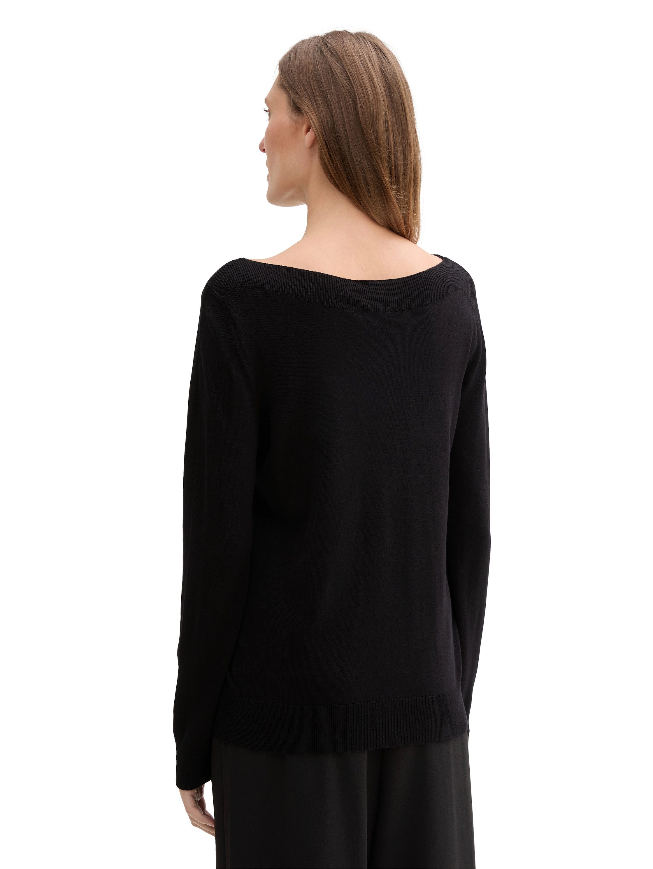 TOM TAILOR Longpullover mit Rippbündchen günstig online kaufen
