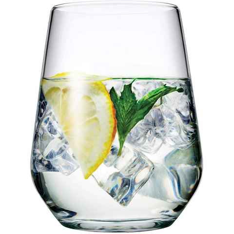 Pasabahce Glas Allegra Set von 3/6/24 Gläser für Wein, Saft, Wasser, Whisky 425 ml