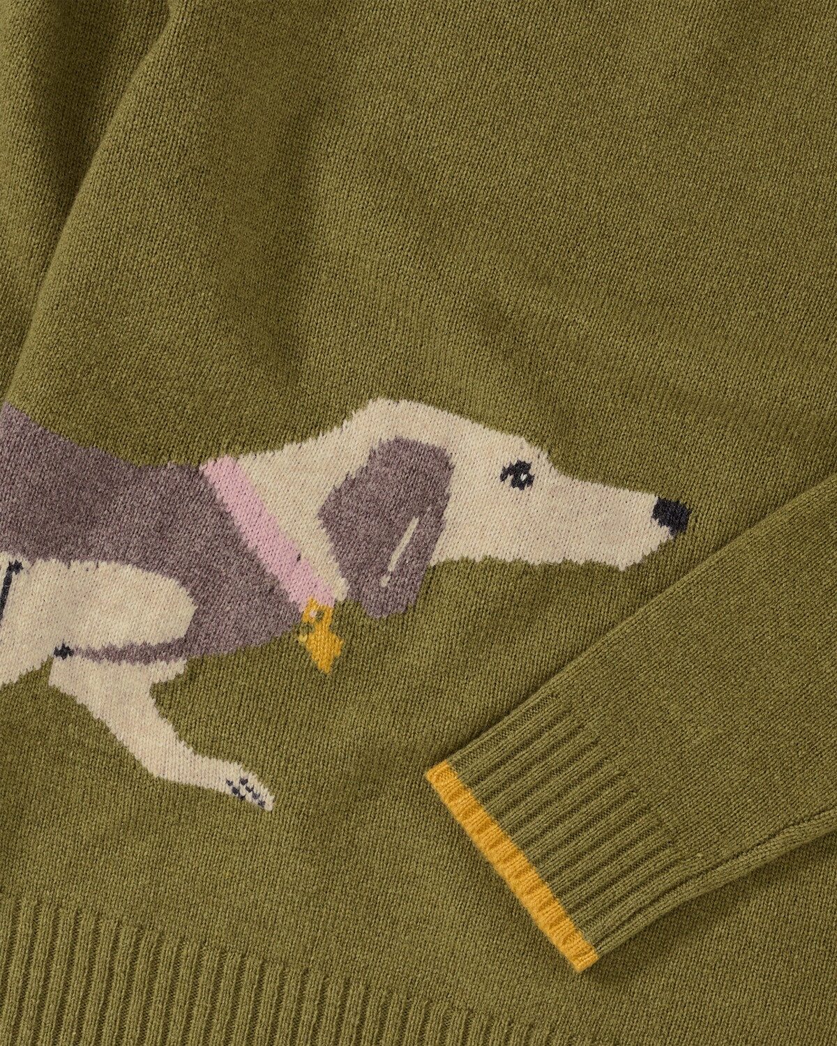 Brigitte von Schönfels Strickpullover Pullover mit Dackelmotiv