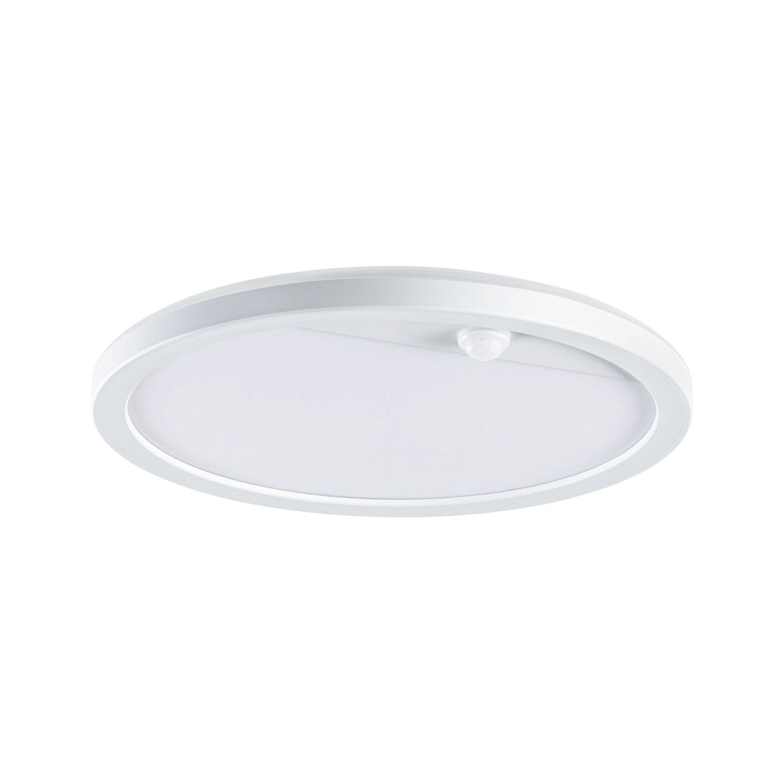 Paulmann LED Außen-Wandleuchte Außenpanel Lamina rund 280mm 3000K 14,5W 1200lm 230V Kunststoff, LED fest integriert, Warmweiß, Backlight Bewegungsmelder seewasserresistent IP44 1200lm