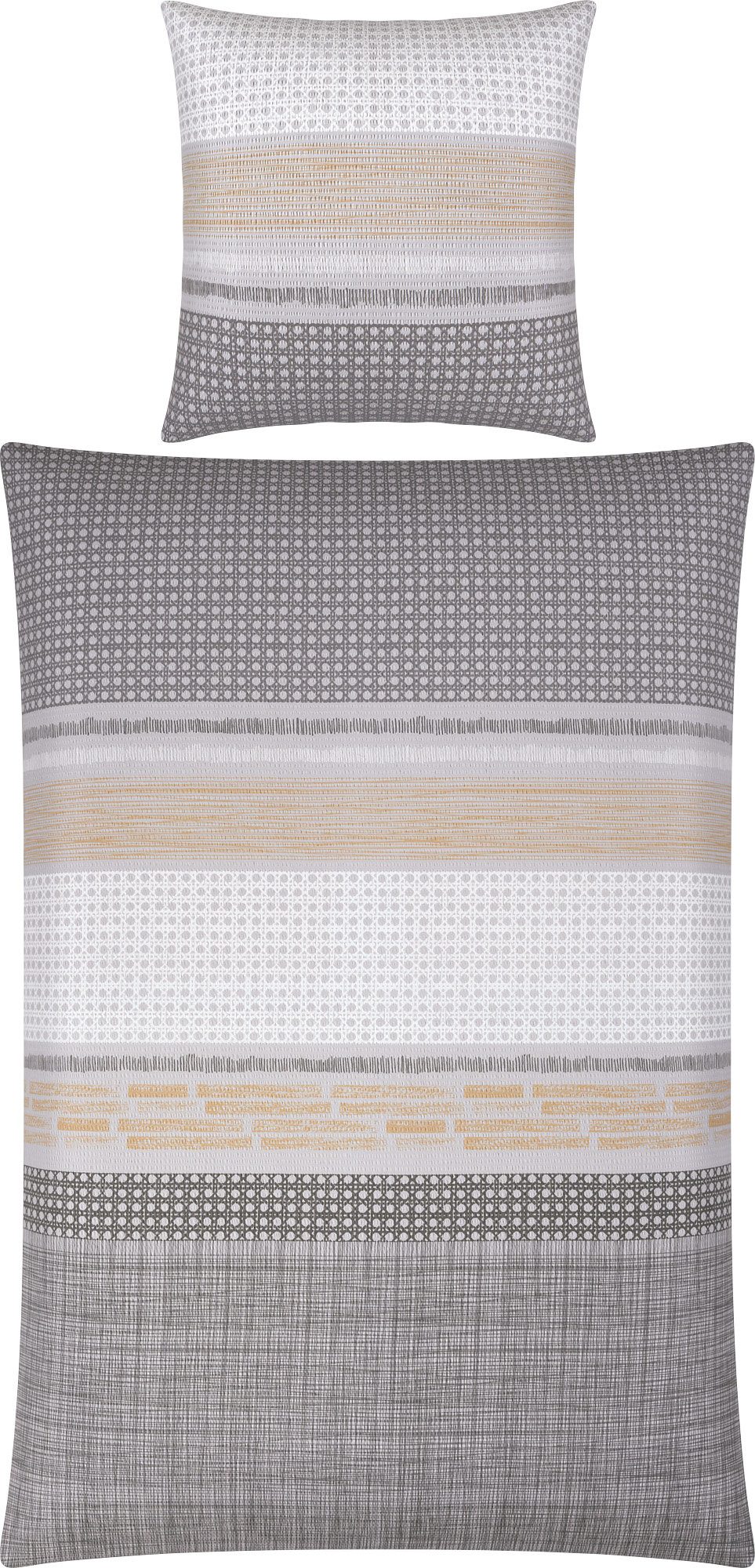 Erwin Müller Bettwäsche Bettwäsche, Seersucker, Steifen günstig online kaufen