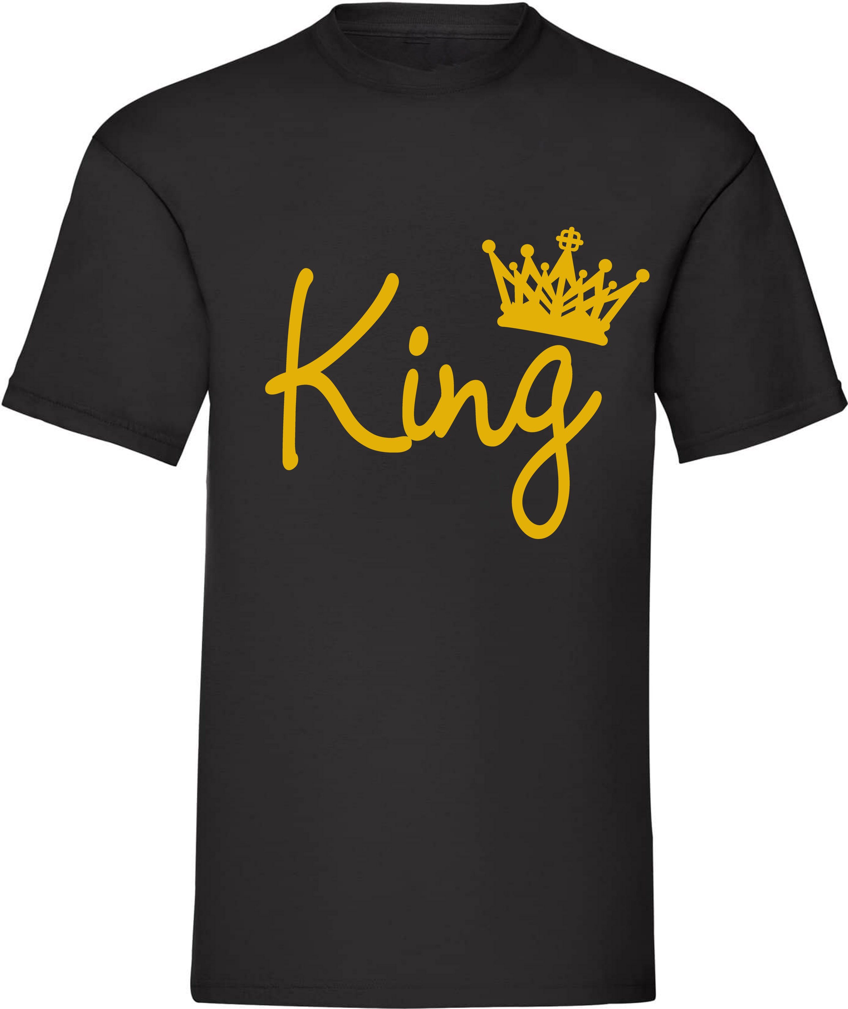 Banco T-Shirt King und Queen aus hochwertigen DTF Druck Unisex 100% Baumwolle