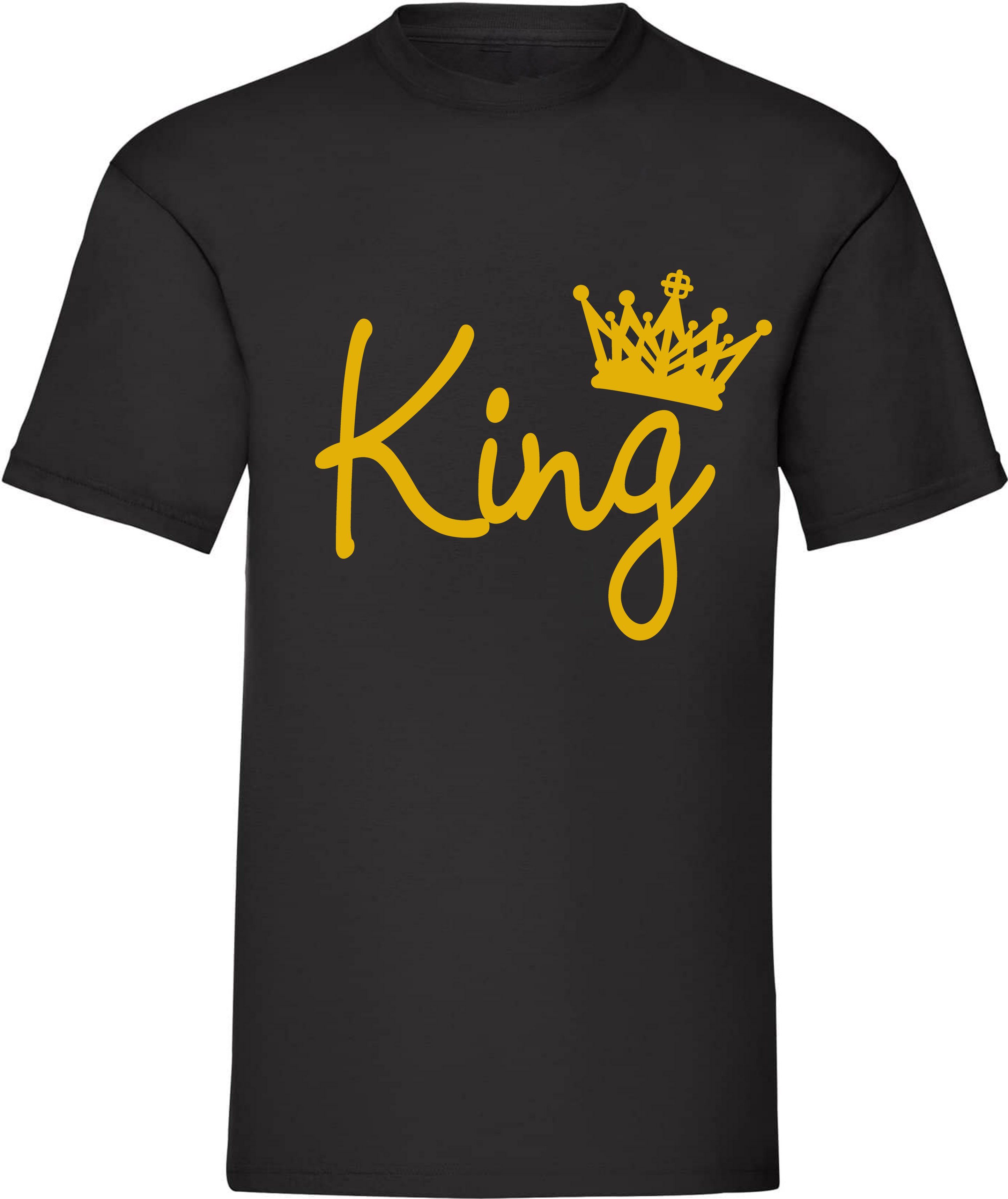 Banco T-Shirt King und Queen aus hochwertigen DTF Druck Unisex 100% Baumwol günstig online kaufen