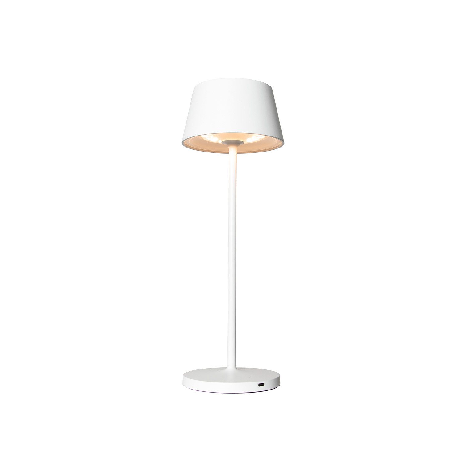 USB-Tischleuchte Akku LED-Tischleuchte MAULnina dimmbar, inkl. Ladestation