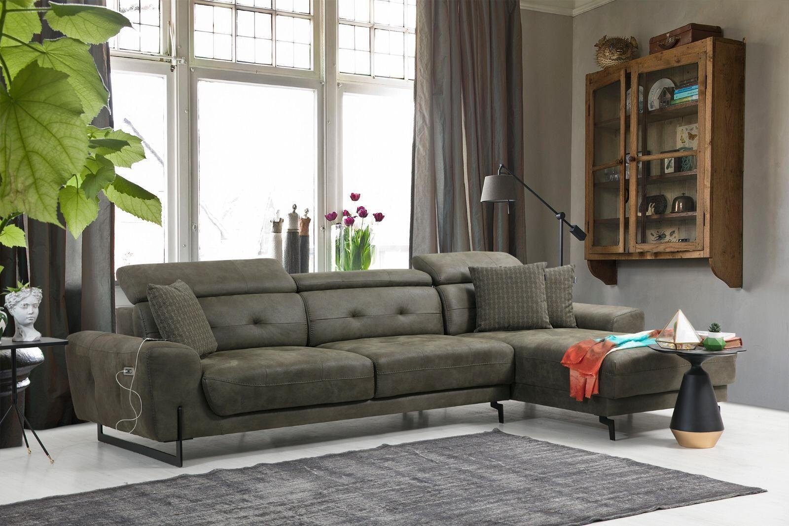 JVmoebel Ecksofa Relax Eck Sofa L-Form Luxus Möbel Wohnzimmer Eck Sofa, 3 Teile, Made in Europa