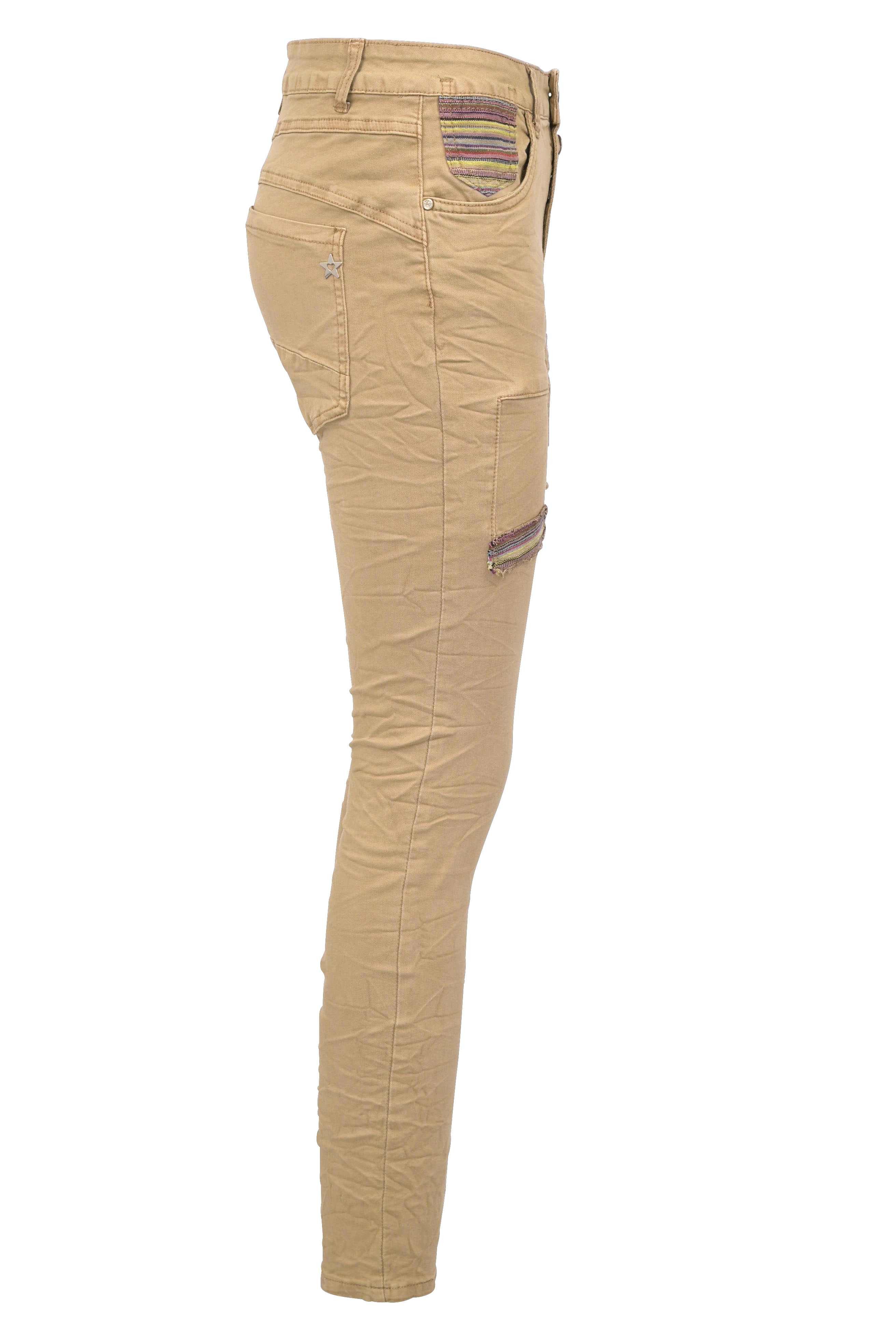 Jewelly Regular-fit-Jeans Stretch Boyfriend Jeans - günstig online kaufen