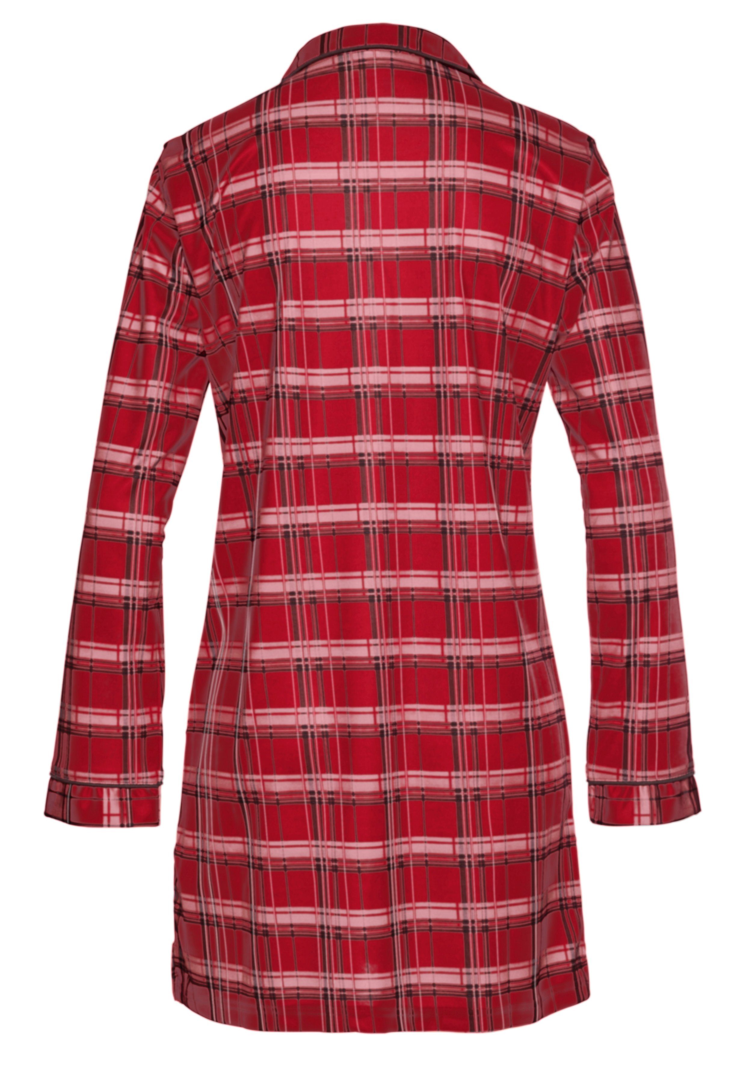 H.I.S Nachthemd aus Flanell im Karo-Design