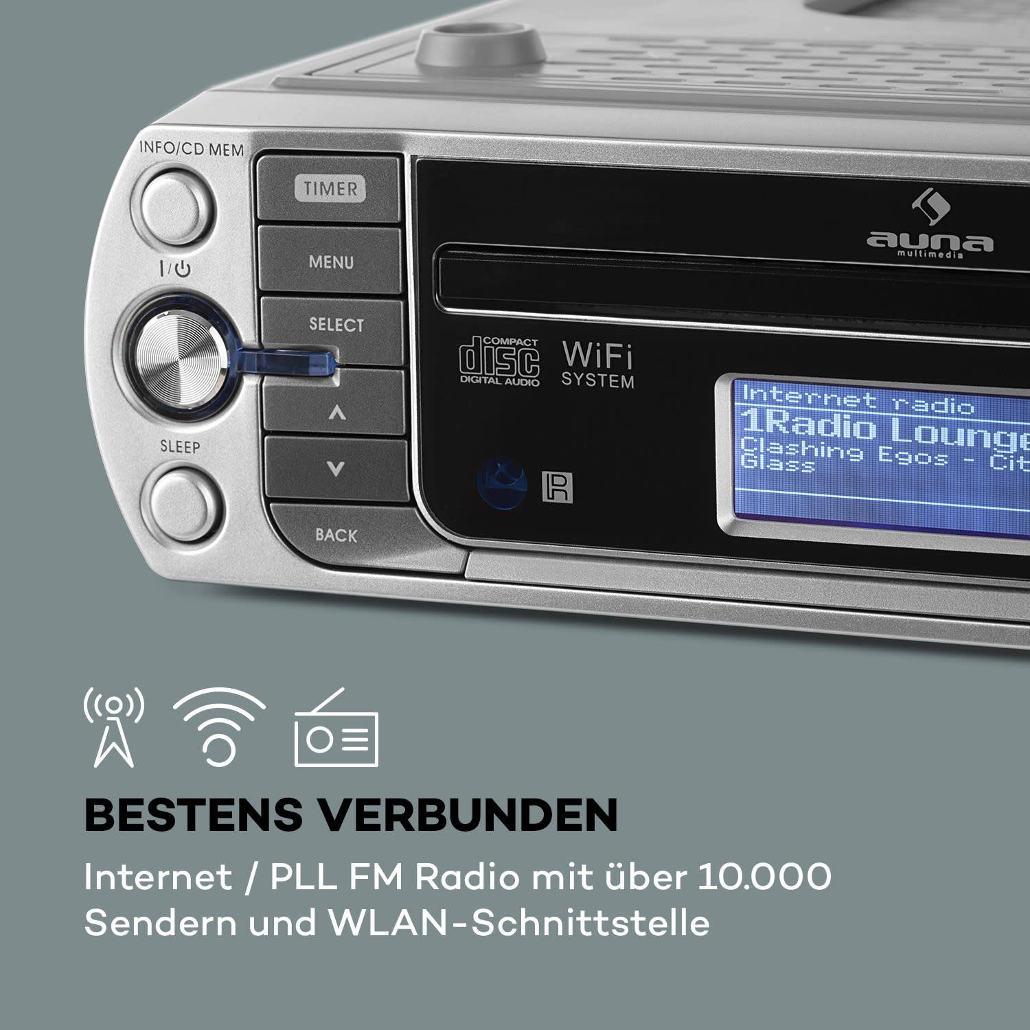 Auna KR-500 CD Radio (5.4 W)