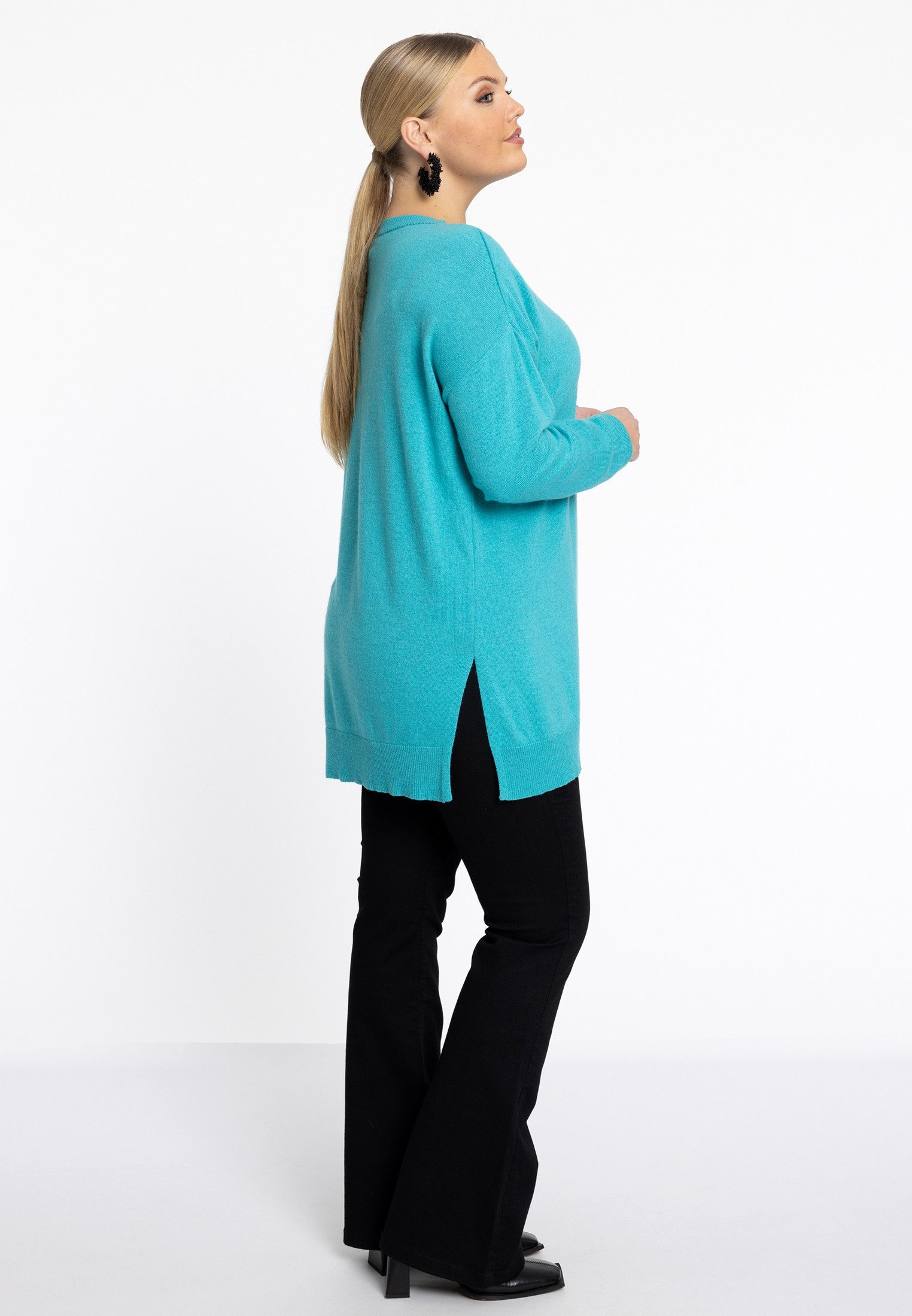 YOEK Longpullover Damen Pullover Große Größen