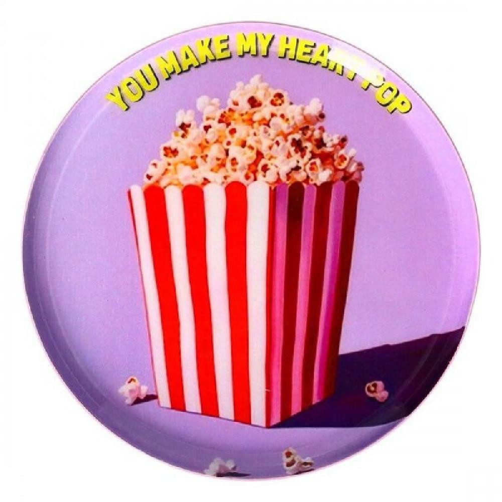 Giftcompany Tablett Dekotablett Love Trays You make my Heart Pop(13cm)