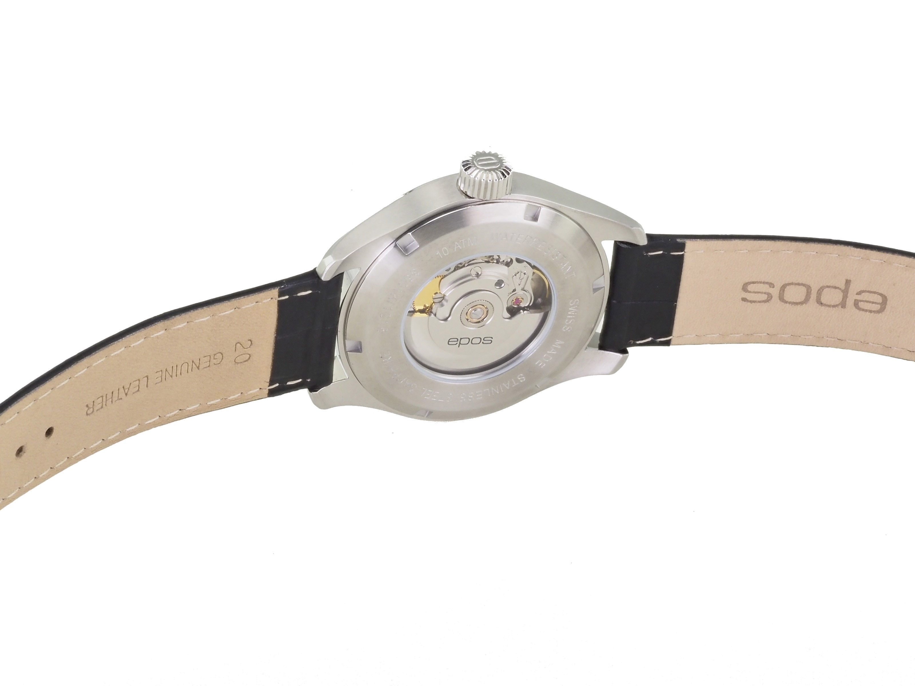 EPOS Automatikuhr ETA Passion 3501.132.20.16.25 Herren Uhr Swiss Made, schweizer Automatikwerk veredelt (ETA2824)