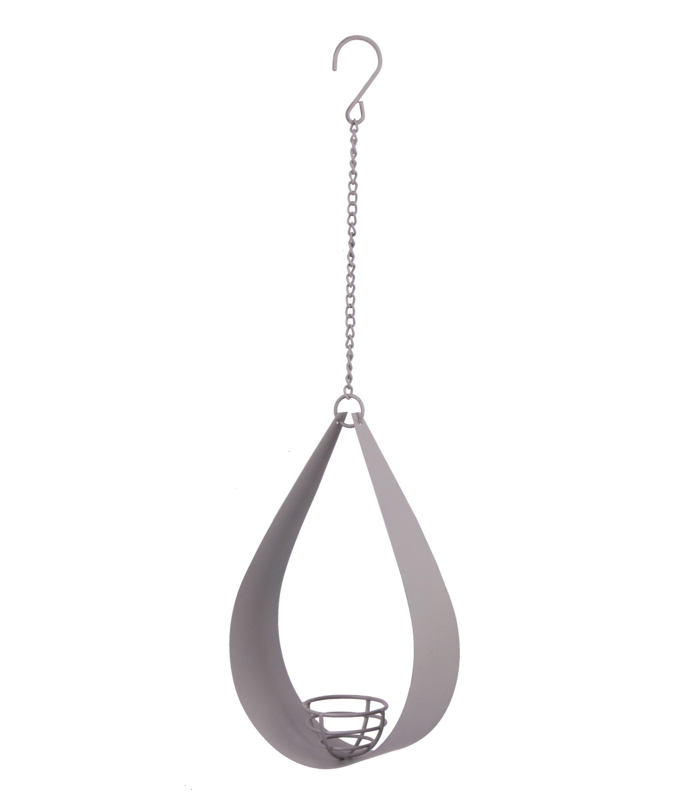 Vogelhaus Futterstelle für Wildvögel, 43.5 x 14.5 x 6 cm, Metall