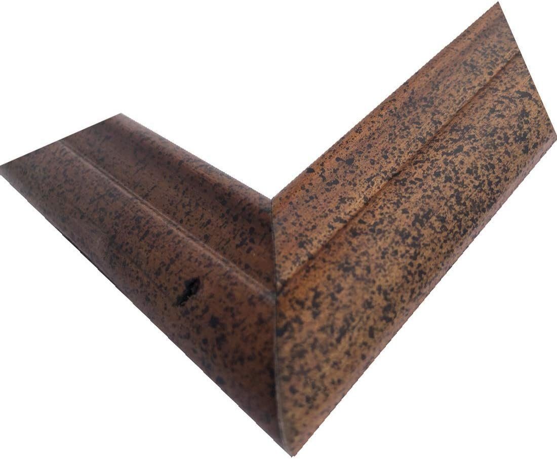 Oslo MasterLine Portraitrahmen Bilderrahmen Holz dunkel braun vintage antik-optik Fotorahmen FSC, Einzelrahmen Bildgröße 13 x 18 cm