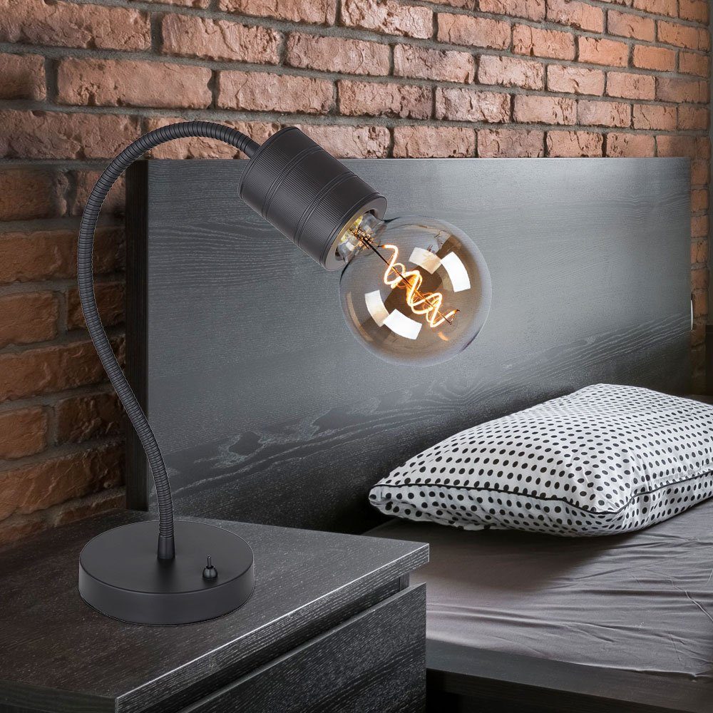 Tischleuchte, Tischlampe Globo Wohnzimmerleuchte Schreibtischlampe nicht LED inklusive, Leuchtmittel