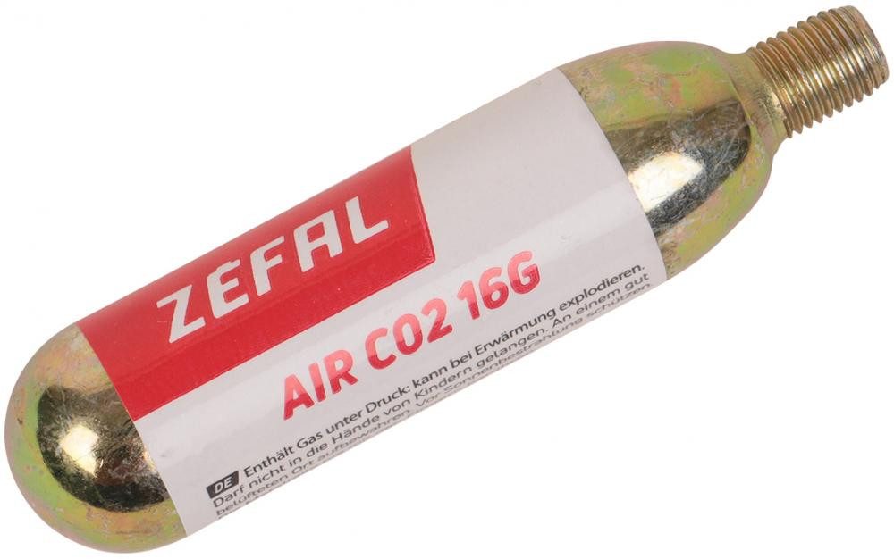 Zefal Fahrradpumpe Zéfal CO?-Kartuschen 6 Stk. Blister 16 g - schnelle Pannenhilfe für un