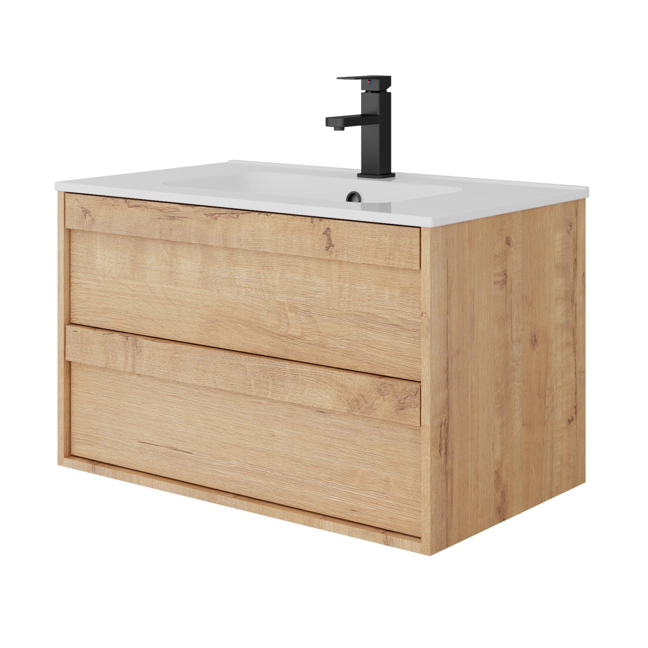 UEV Waschtisch mit Unterschrank, Waschbeckenunterschrank 60cm/75cm günstig online kaufen