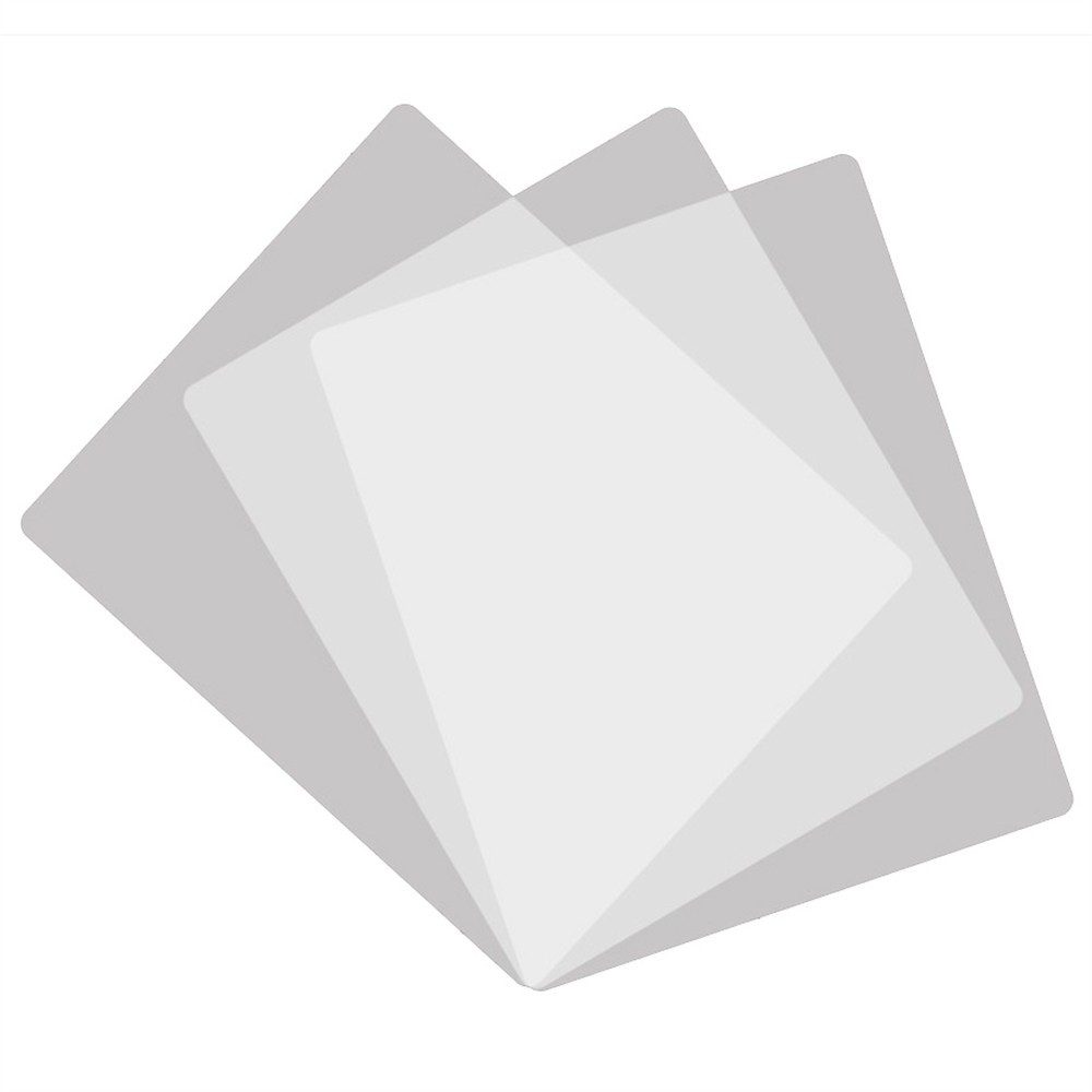 ADLER EUROPE Laminierfolie AD 1042.1, A4, 80 µm, klar, hochglänzend, antistatisch, 100 St., für Heißlaminierung