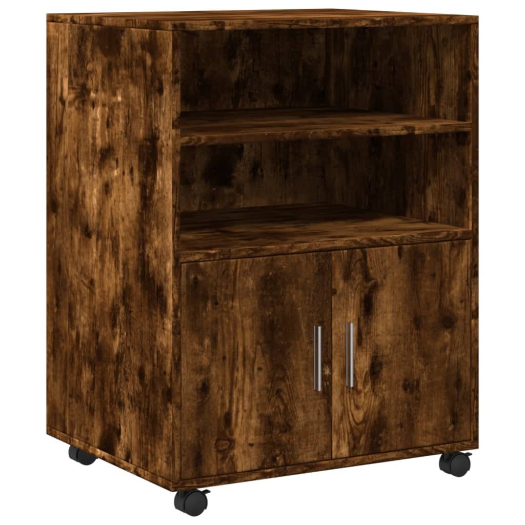 vidaXL Aktenschrank Rollschrank Räuchereiche 60x48x81 cm günstig online kaufen