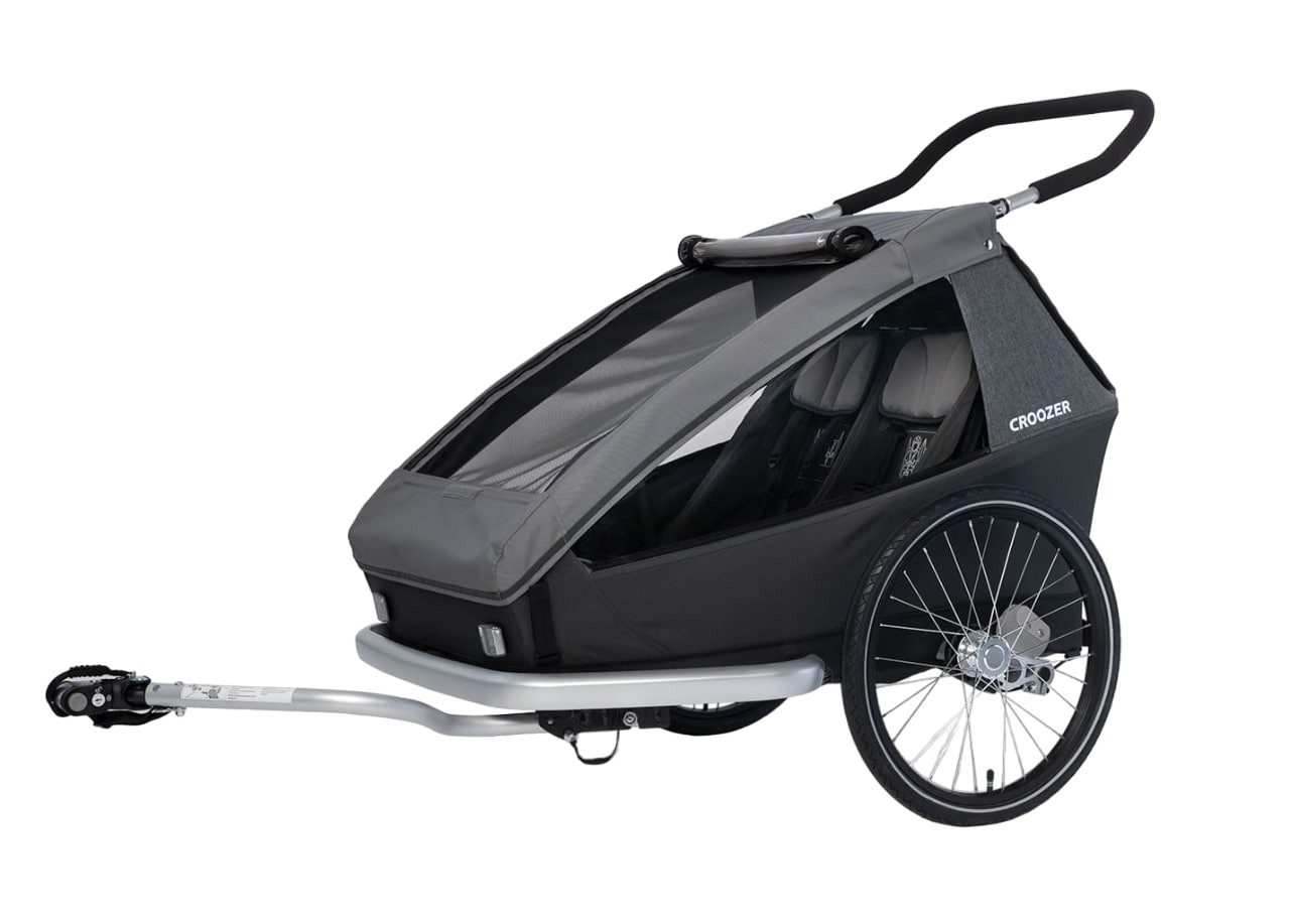 Fahrradkinderanhänger Kid Keeke 2 der Fahrradanhänger für 2 Kinder inkl. Buggy Rad