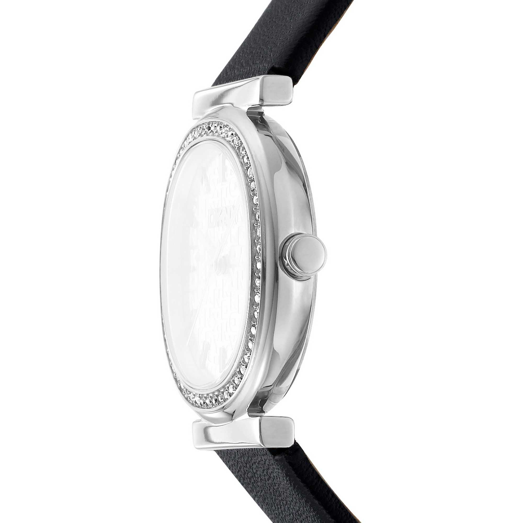 DKNY Quarzuhr Evening Watch Set DK1L083L0015, (Set, 2-tlg., mit Armband), Armbanduhr, Damenuhr, Lederarmband, Ideal auch als Geschenk, analog
