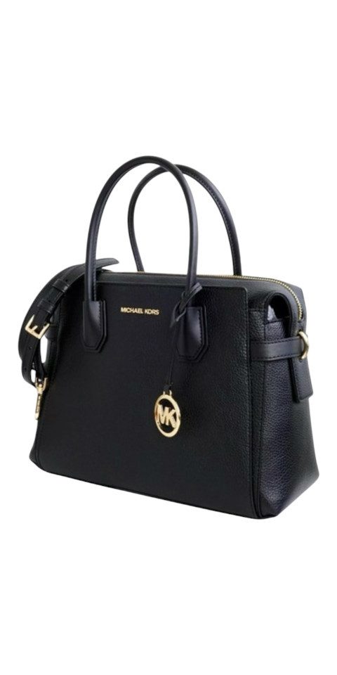 MICHAEL KORS Handtasche Michael Kors Mercer Damen Tasche Schwarz mit Schulterriemen