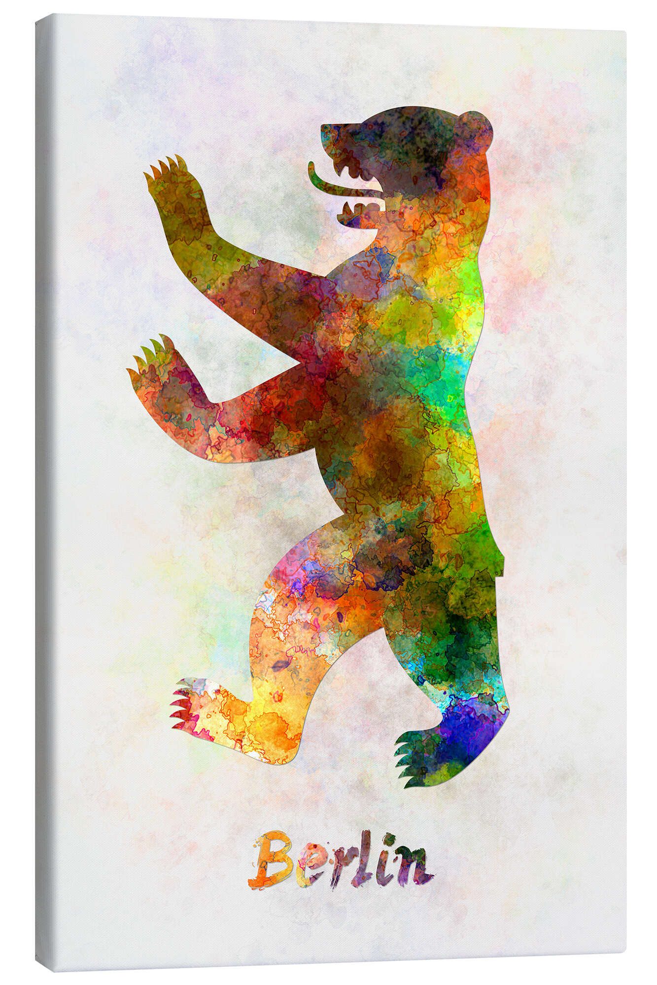Posterlounge Wandbild Berliner Bär, Editors Choice, erhältlich als Poster, Leinwandbild, Wandsticker oder Acrylglasbild