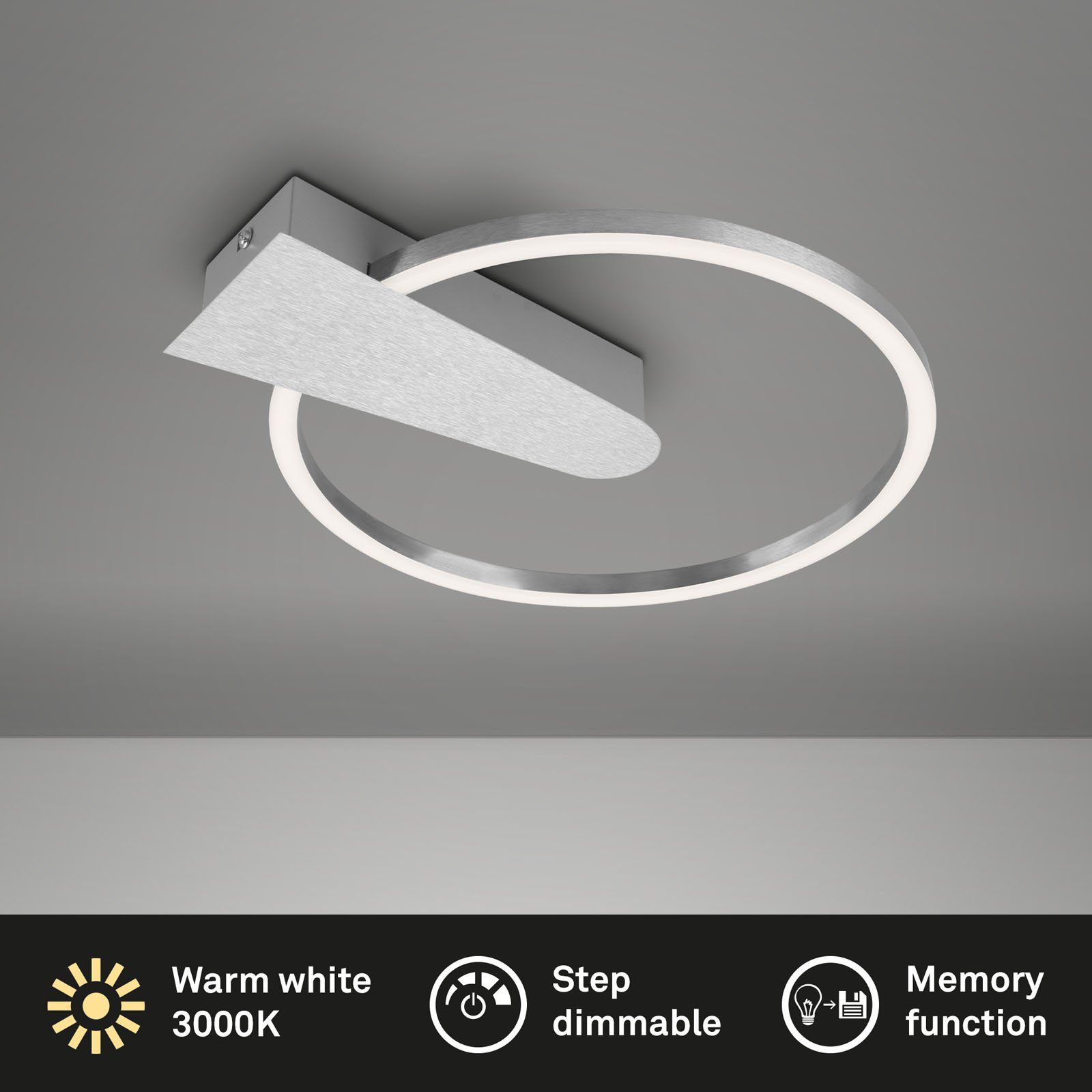 Briloner Leuchten LED Deckenleuchte 3542-018, Dimmfunktion, günstig online kaufen