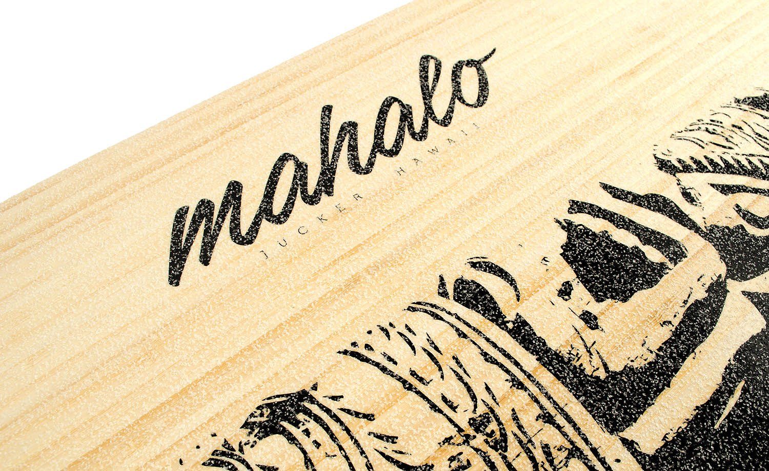 JUCKER Bambus Balanceboard HAWAII Makaha AKA Einzigartiges Balance - Set Design Board inkl. Hawaiianisches Korkrolle,