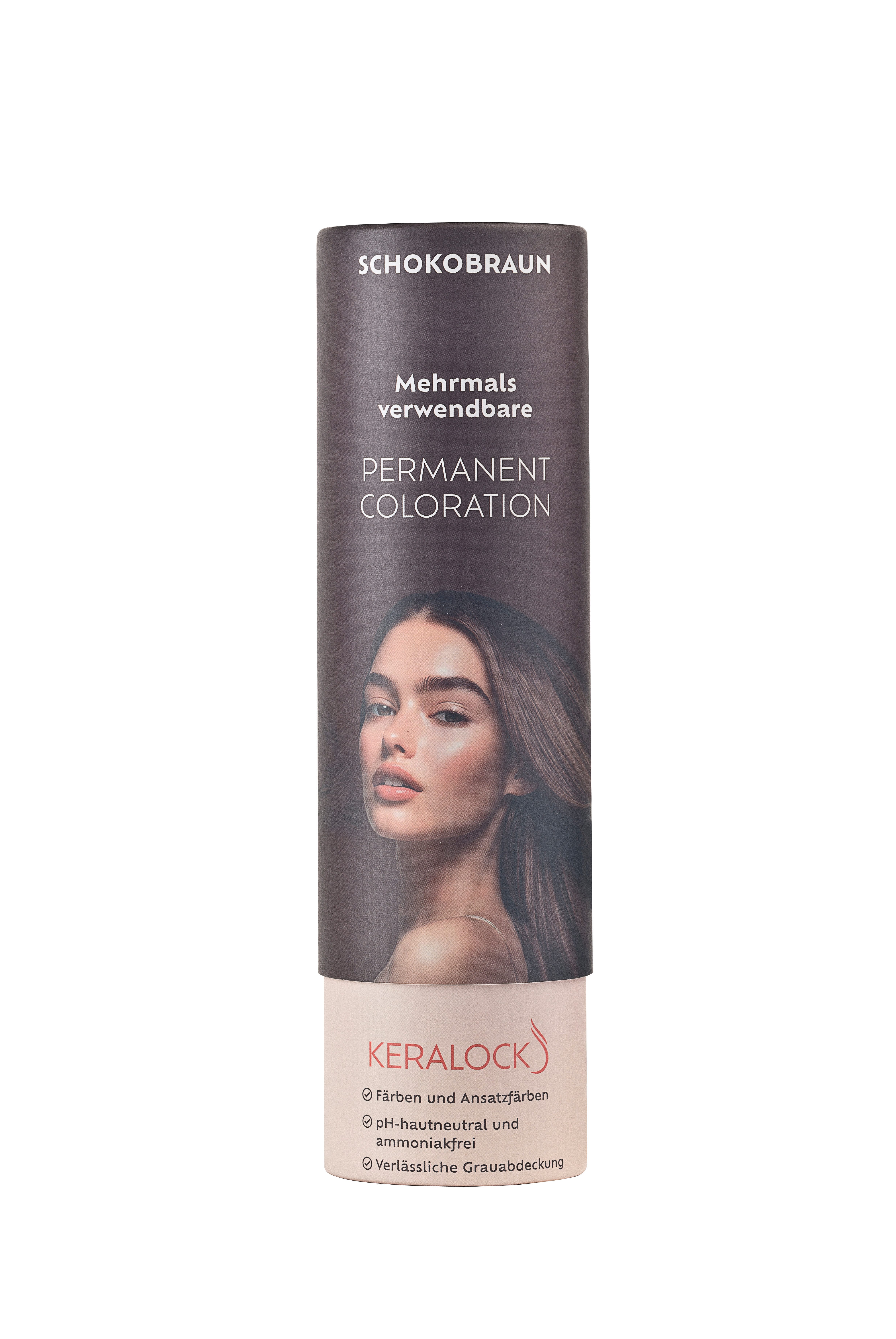 Keralock Haarfarbe Mehrmals Verwendbare Haarfarbe - Ammoniakfrei und pH-hautneutral