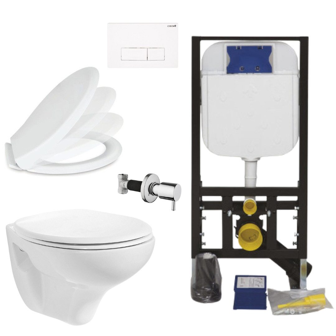 Tiefspül-WC CRV-TP320-0000-SET