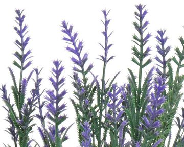 Kunstzweig, Decoris season decorations, Kunstblumen Lavendel Zweig 43cm lila / violett 1 Stück sortiert